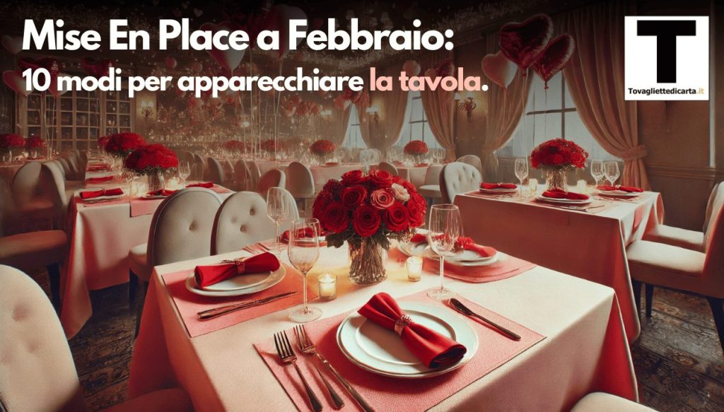 apparecchiare la tavola a febbraio